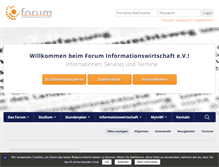 Tablet Screenshot of informationswirtschaft.org